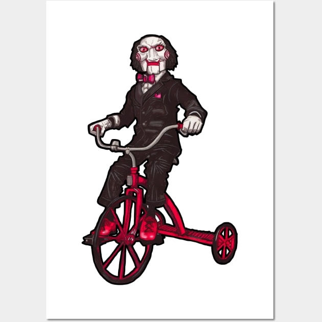 Billy The Puppet Saw Wall Art by Inking Imp